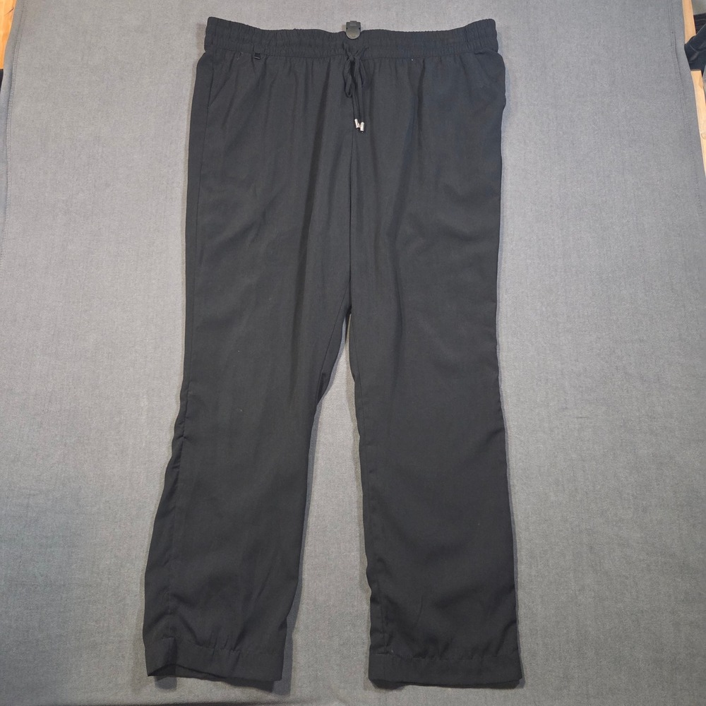 Buffalo David Bitton Jogger Pants Womens XXL 18 Black Elastic Waist Drawstring